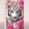 (40*70cm)Tiger - Full Round Drill Diamond Painting