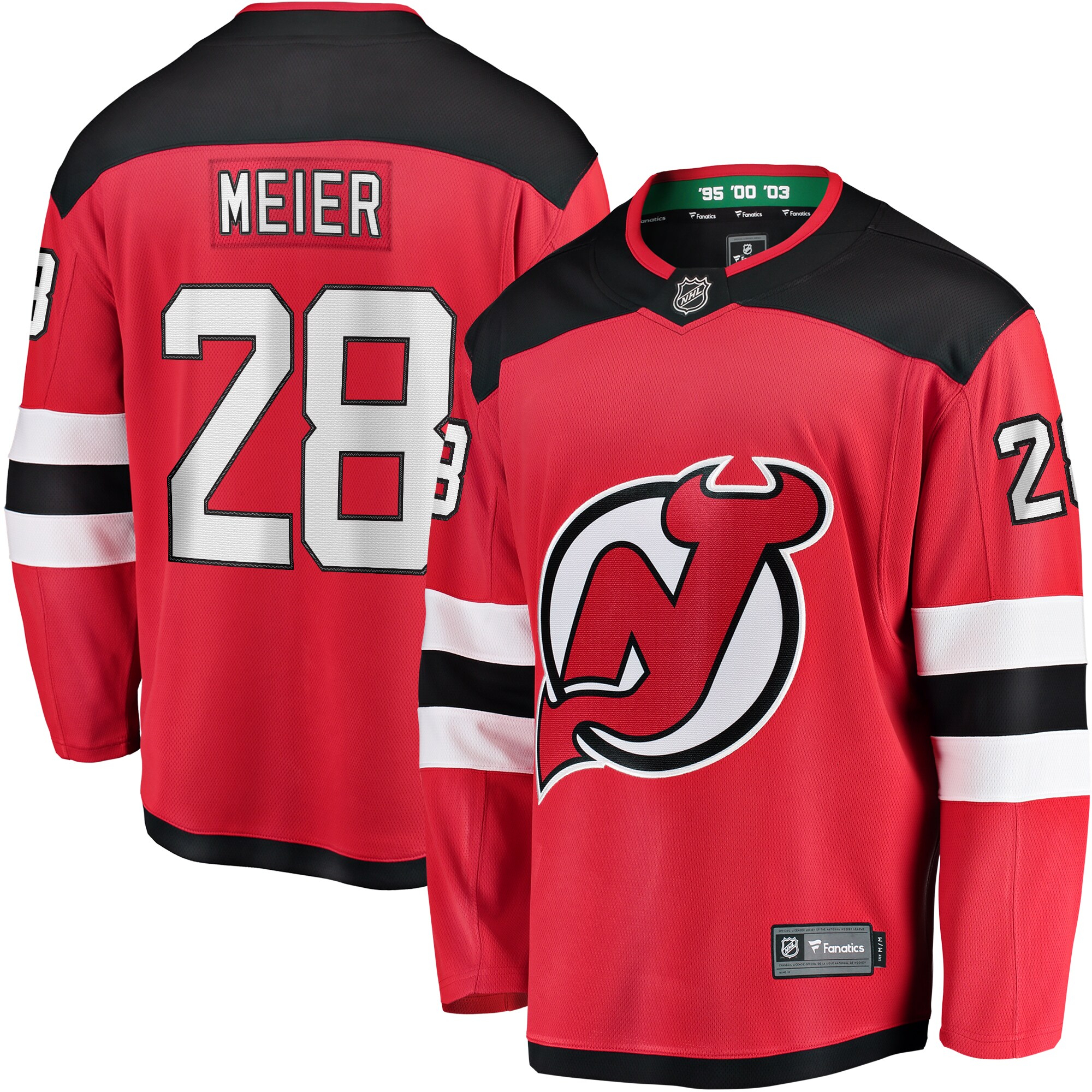 Timo Meier New Jersey Devils Fanatics Home Breakaway Jersey – Red mysite