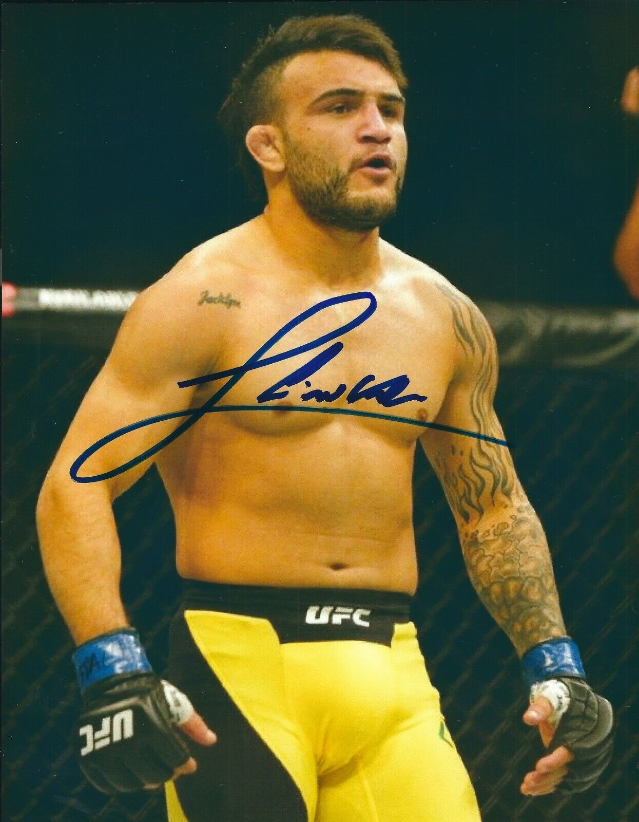 Autographed John Lineker UFC MMA 8x10 Photo Poster painting w/ COA