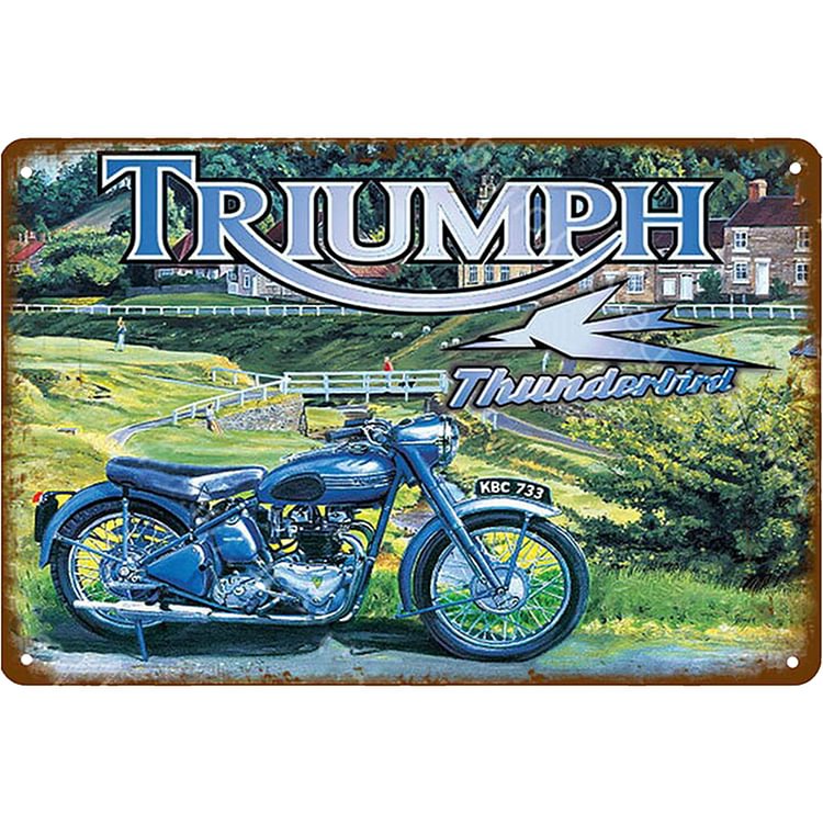 Triumph Motorcycle - Vintage Tin Signs/Wooden Signs - 20*30cm/30*40cm