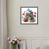 (30*30cm)Dragonfly Flower Books - Square AB Drill Diamond Painting