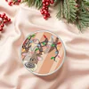 (US Local)6pcs Set Xmas Theme DIY Diamond Painting Coasters Kit with Holder Kit