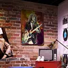 Angus Young - Panneaux en &eacute;tain m&eacute;tallique(20*30cm/30*40cm) - Musique