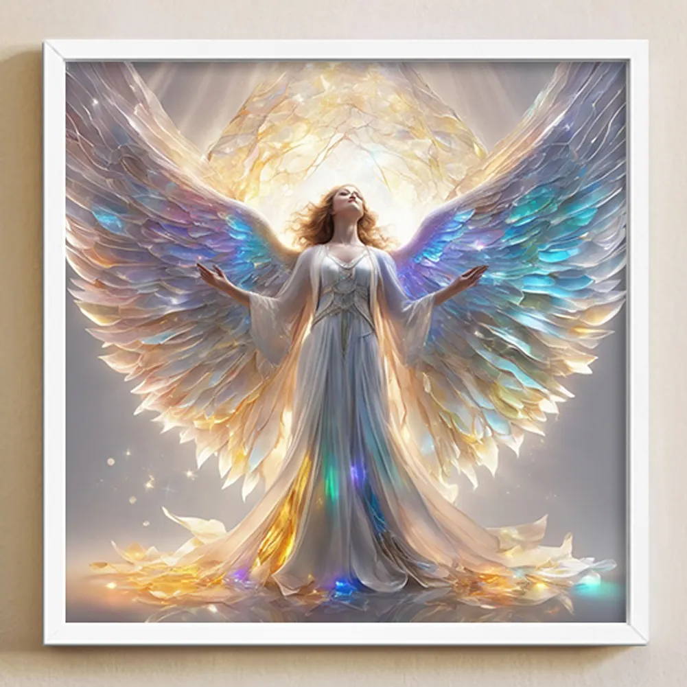 Diamond Painting - Full Round Drill - Winged Angel(Canvas|40*40cm)