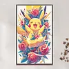 Rose Pikachu-11CT Stamped Cross Stitch 40*65cm/15.75*25.59in(Big Size)