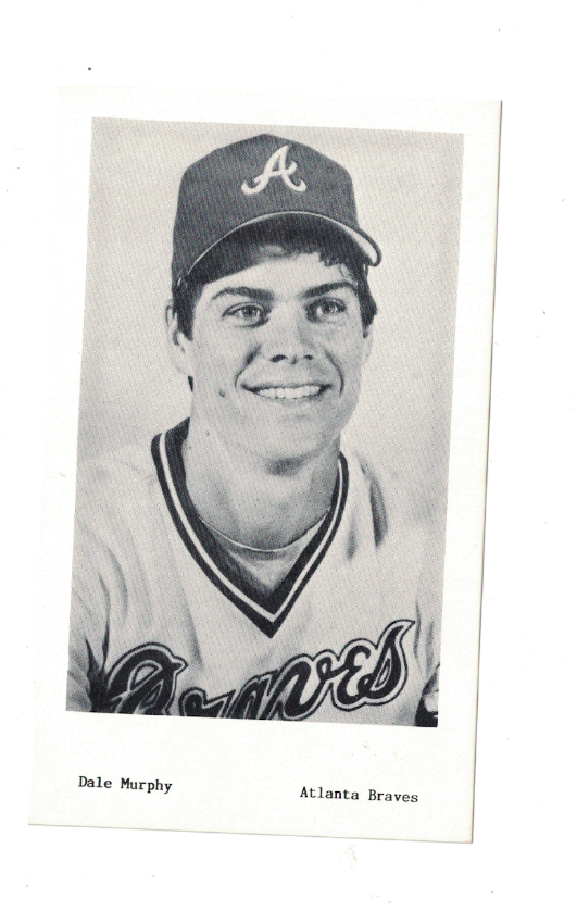 Dale Murphy Atlanta Braves 1980s 3 x 5 Team Issue Photo Poster painting