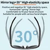Smart BT Glasses with UV Filtered Lenses Wireless Audio Smart Sunglasses Built-in Speakers Unisex for Men Women Outdoor Running Cycling