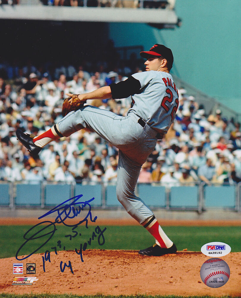 Jim Palmer SIGNED 8x10 Photo Poster painting + 1973, 75, 76 Cy Young ITP PSA/DNA AUTOGRAPHED