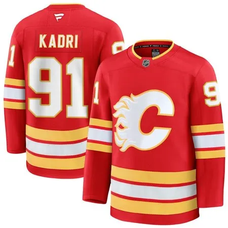 Youth Calgary Flames #91 Nazem Kadri  Red Home Jersey