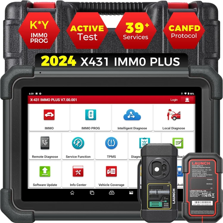 Launch X431 IMMO PLUS Key Programming Car Scanner Bidirectional Diagnostic Tool