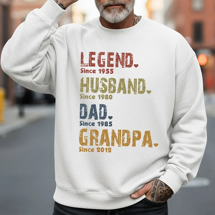 Custom Sweatshirt, Hoodie, T-shirt - Personalized Father's Day Birthday Gifts For Dad, Grandpa