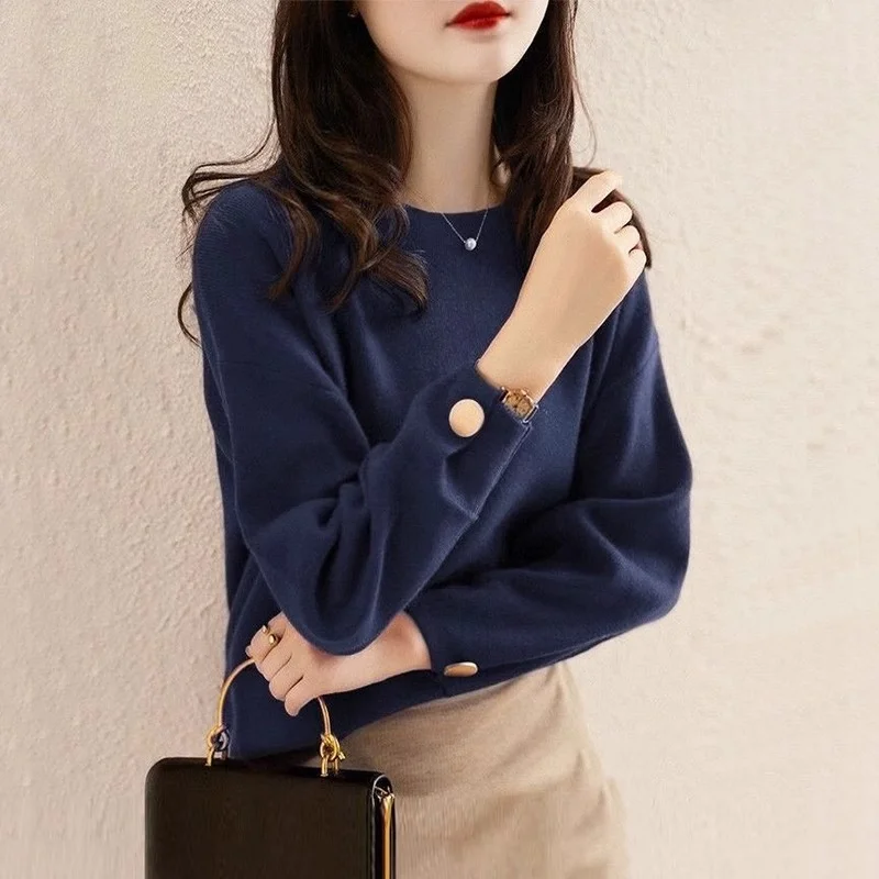 Athvotar Athvotar Sweater Women's Autumn And Winter 2025 New Knitted Knitted Winter Thick Loose New Year Red Chic Top