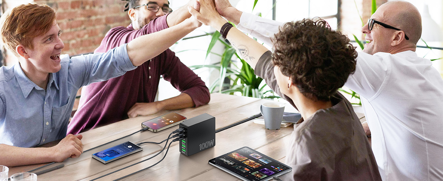 multi-use charging hub