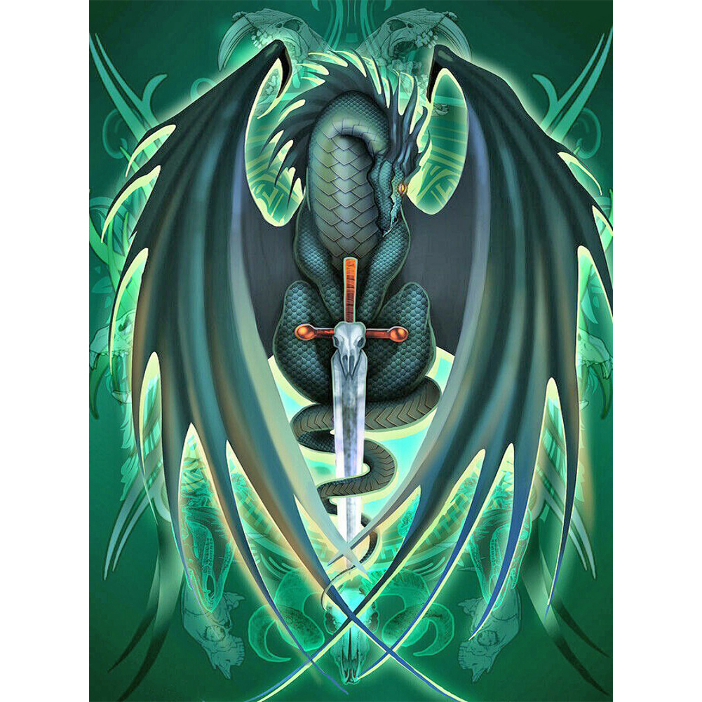 

Dragon with Wings - Round Drill Diamond Painting - 30*40CM, 501 Original