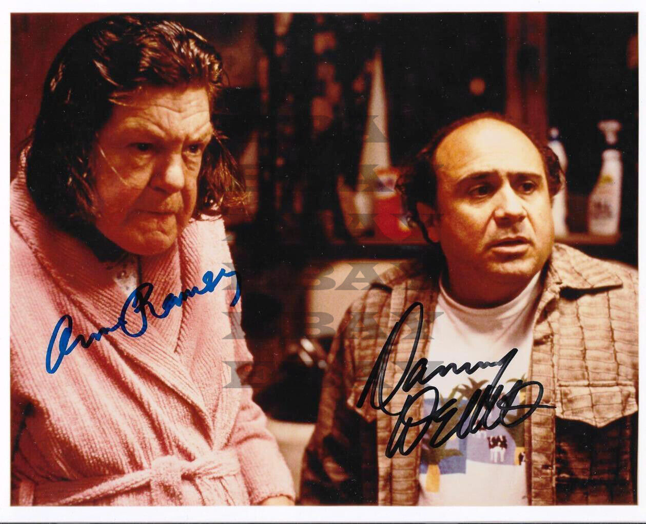 ANNE RAMSEY & DANNY DEVITO Autographed Signed 8x10 Photo Poster painting Rep