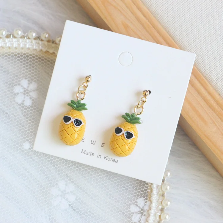 Cartoon Cute Fruit Earrings