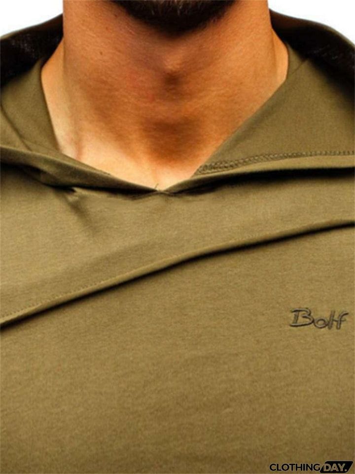 Popular Pullover Sports Fitness Sleeveless Hoodie Mens