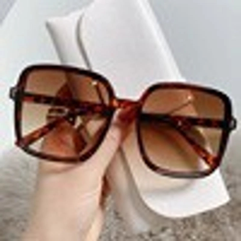 Retro Geometric Pc Square Full Frame Women’s Sunglasses