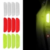 4pcs Open Car Door Stickers Auto Warning Mark Reflective Strips Tail Tapes