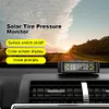 Tire Pressure Monitoring System with 4 Sensors USB/Solar TPMS for Car SUV Sedan