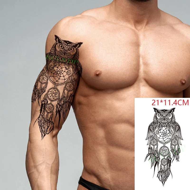 Waterproof Temporary Tattoo Sticker Arabic Letter Heart Love Sexy Pattern Personality Fake Tatoo Flash Tatto for Women Men