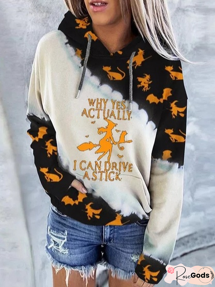 Halloween Hoodie Casual Off Shoulder Sleeve Sweatshirts