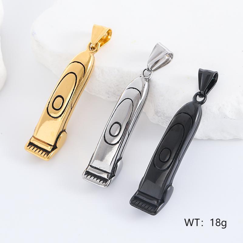 IG Style Stainless Steel Distressing Pendants