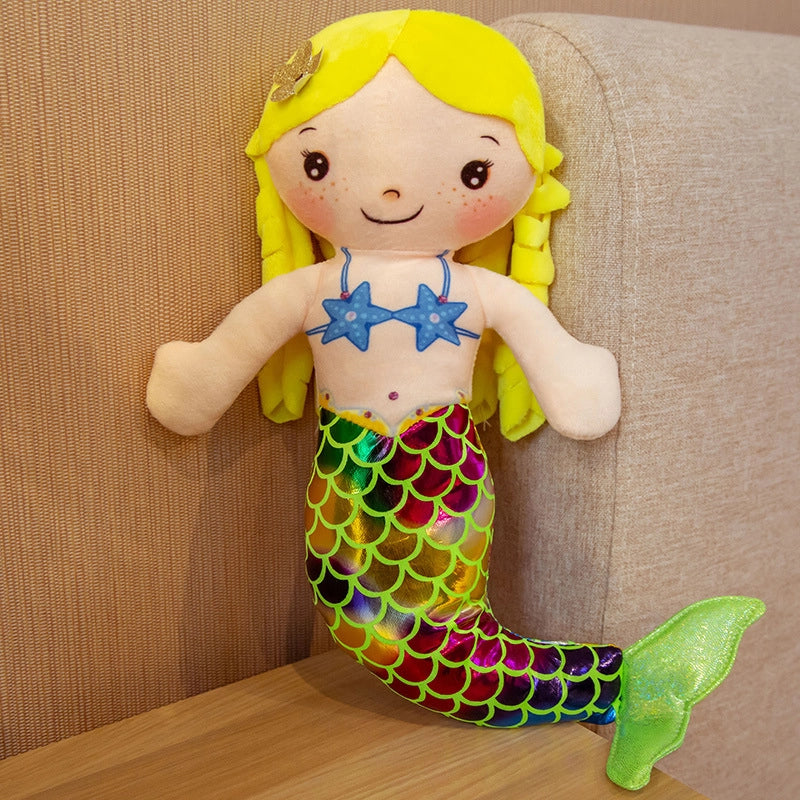 Cartoon Mermaid Doll Princess Cute Doll Sleeping Pillow Children’s Gift