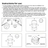 Car Dashboard Compass Multi-function Navigation Magnetic Compass for Camping