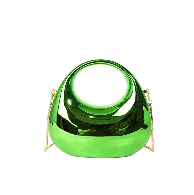 Women’s Arylic Gradient Color Solid Color Streetwear Dumpling Shape Magnetic Buckle Evening Bag