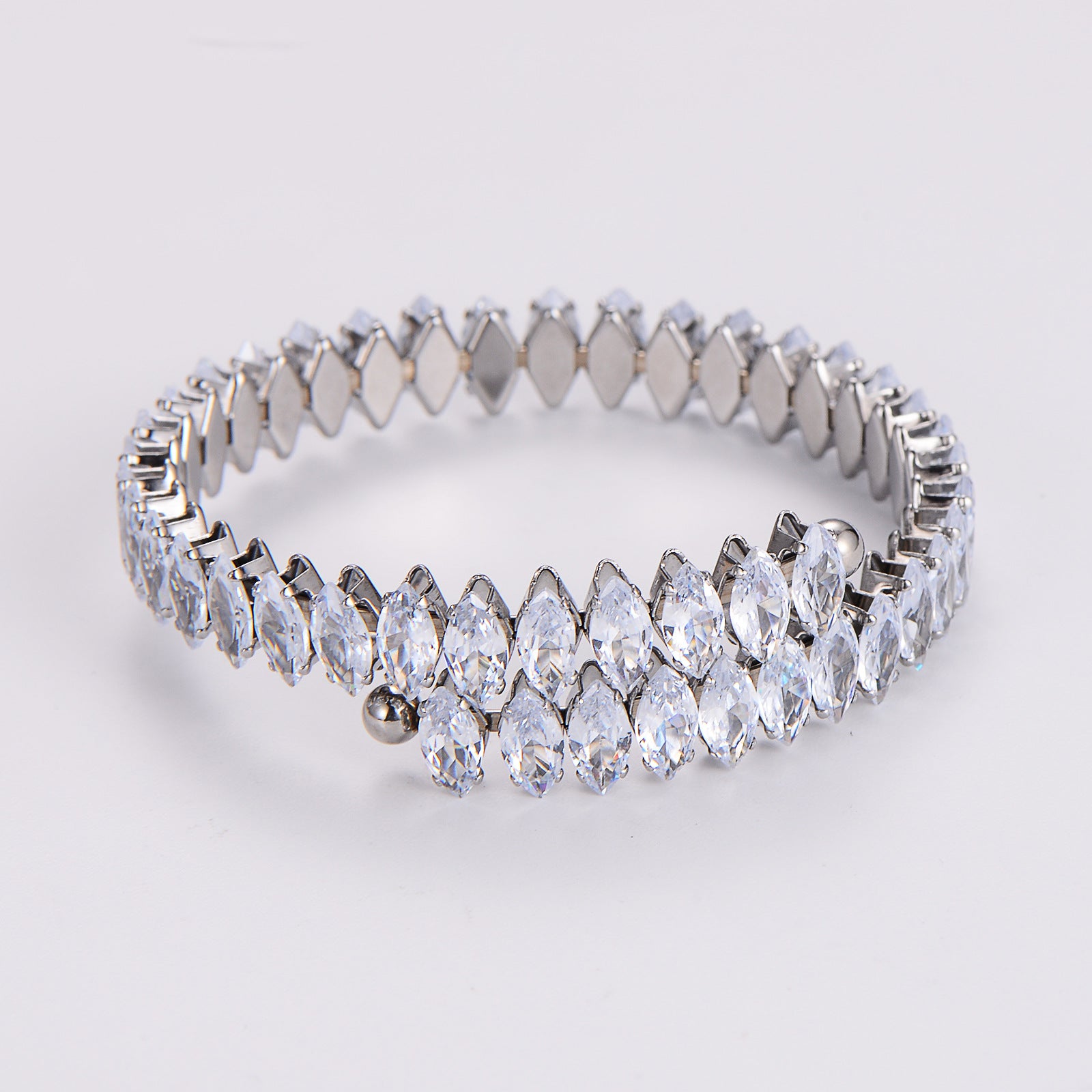 Minimalist Round Stainless Steel Electroplating Bangles