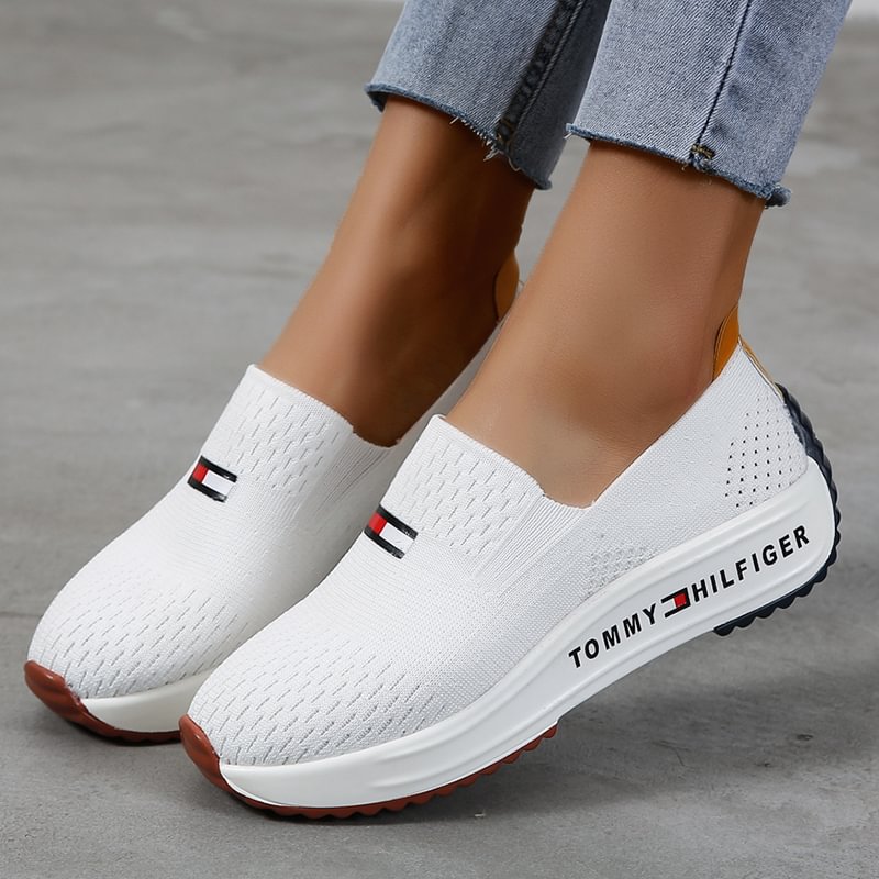Women Knitted Chunky Sneakers
