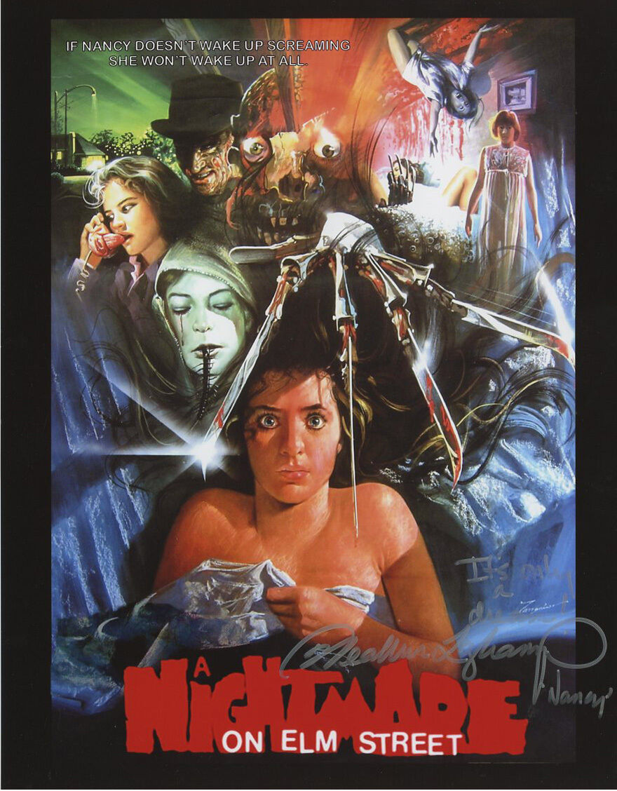 HEATHER LANGENKAMP Signed Autographed NIGHTMARE ON ELM STREET 11x14 Photo Poster painting