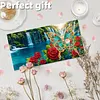 6pcs Diamond Painting Jewel Butterfly Greeting Card Kits with Envelopes for Family Friend Gifts