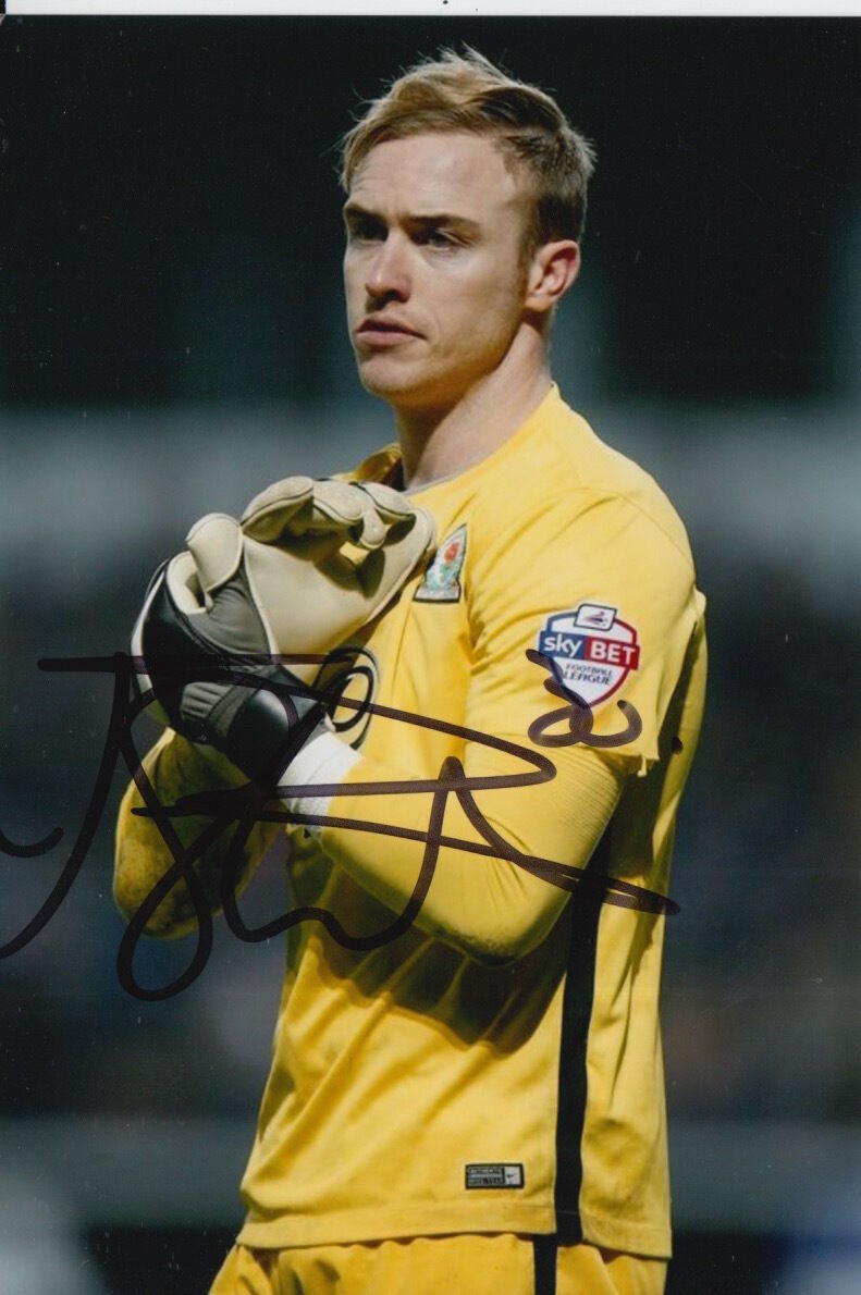 BLACKBURN ROVERS HAND SIGNED JASON STEELE 6X4 Photo Poster painting 2.