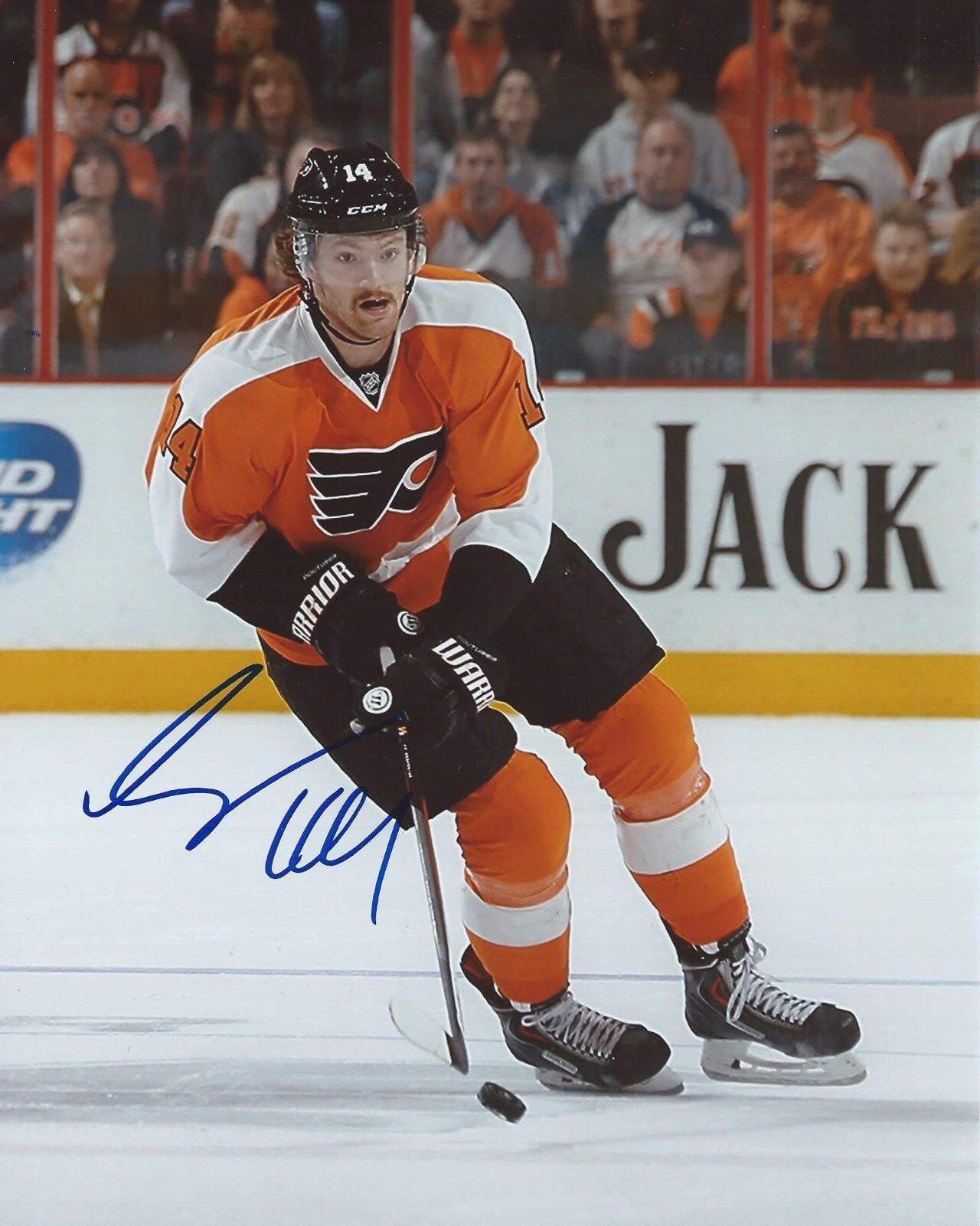 Sean Couturier Signed 8x10 Photo Poster painting Philadelphia Flyers Autographed COA B