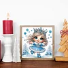 Snow Girl - Diamond Painting - Partial Special Shaped Drill(Canvas|30*30cm)