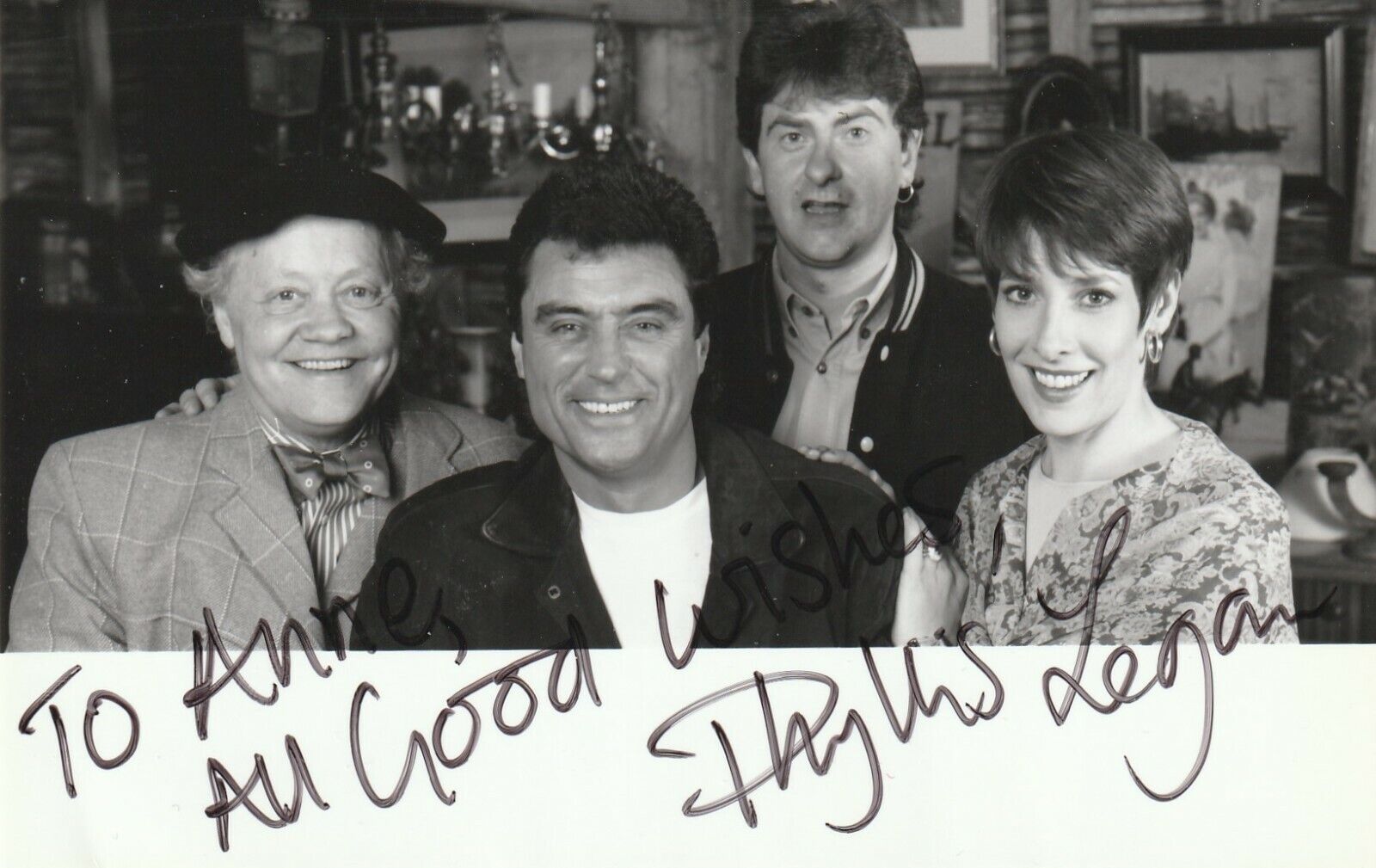 The Lovely PHYLLIS LOGAN here signed LOVEJOY pic