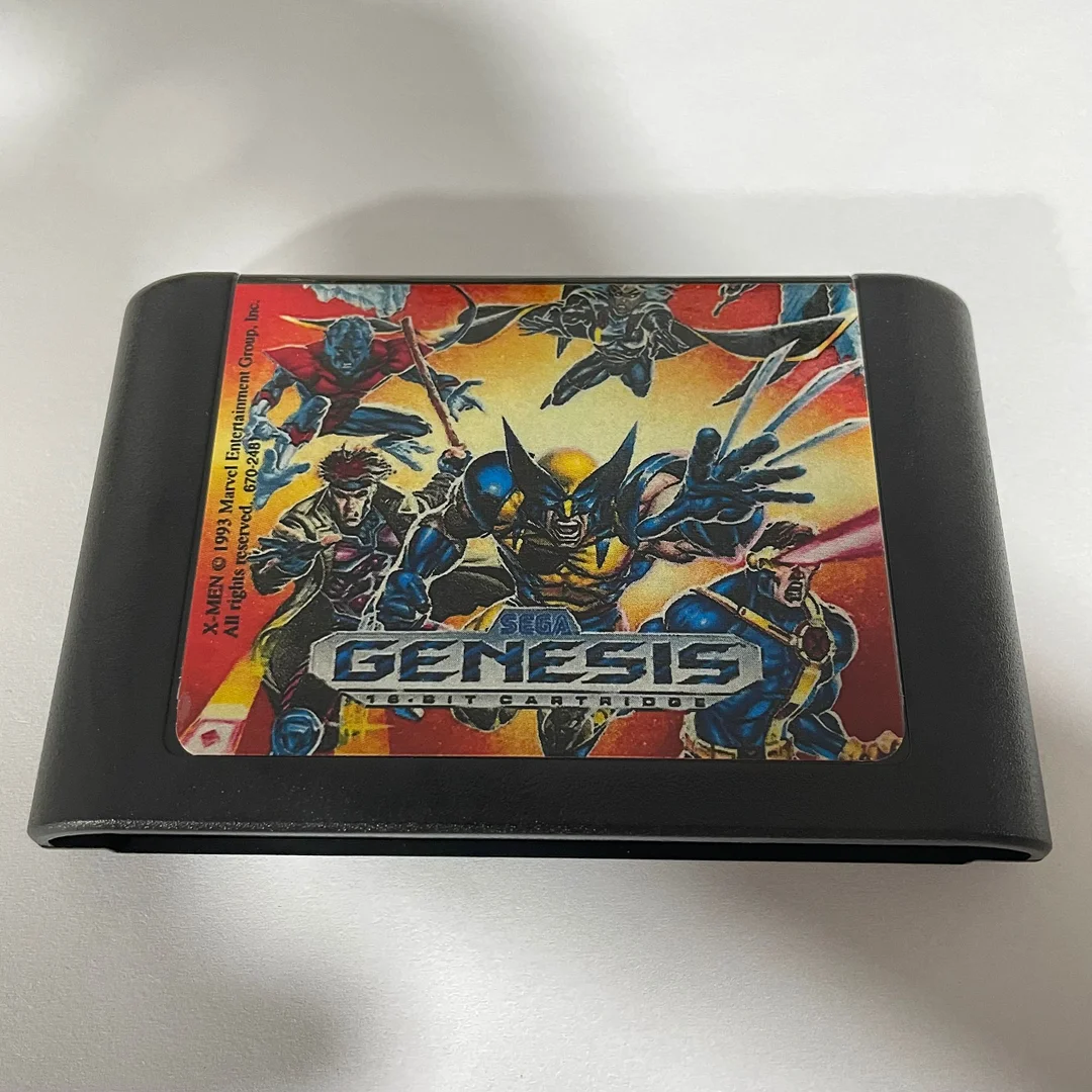X-MEN MD Game For SEGA Genesis & Mega Drive - 16 Bit Game Cartridge