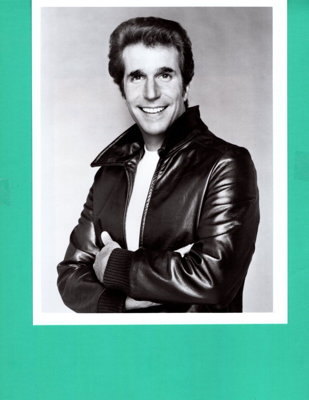 HENRY WINKLER Actor 1983 Fonz Happy Days News Press Promo Photo Poster painting 7x9 ABC