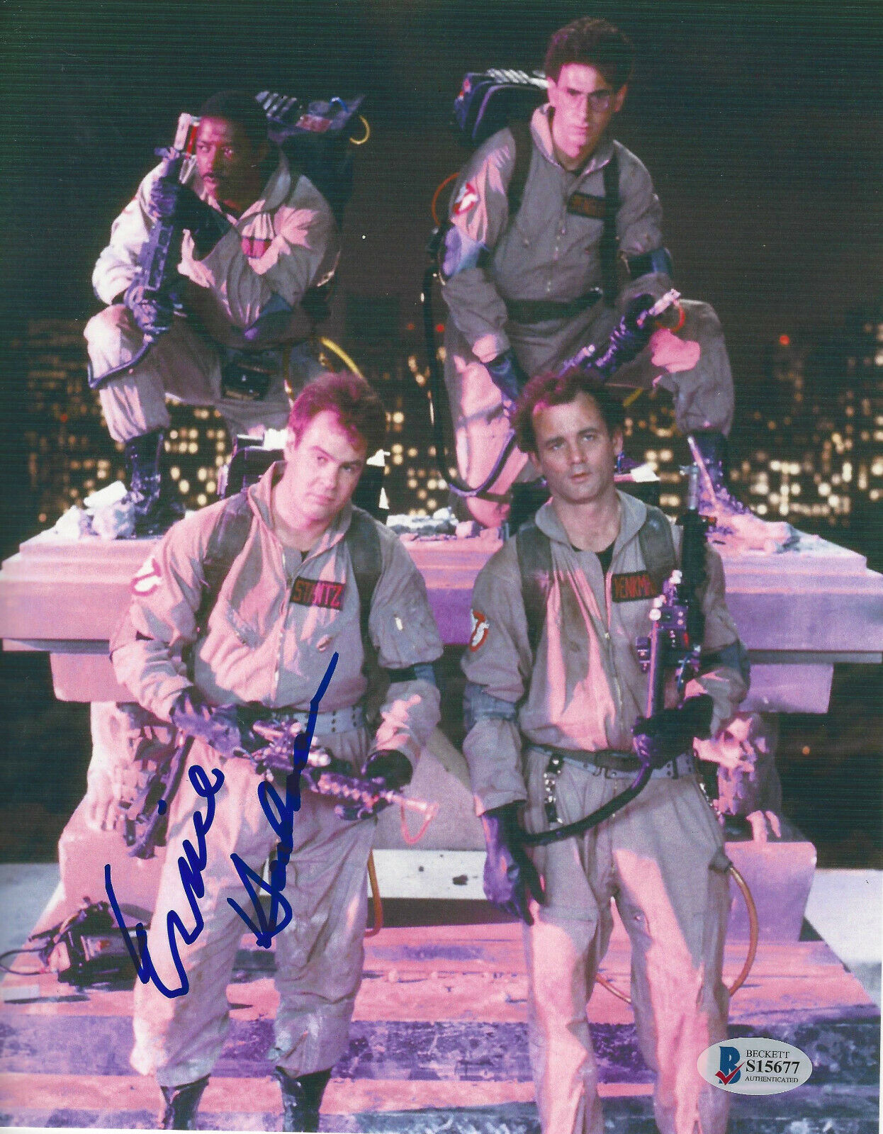 ERNIE HUDSON HAND SIGNED 'GHOSTBUSTERS' 8x10 Photo Poster painting ACTOR BECKETT COA BAS