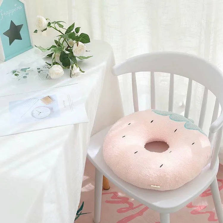 Kawaii Fruit Donut Cushions