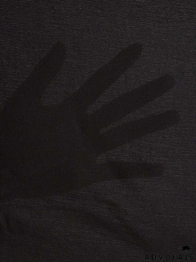 Dobby Mesh Insert Batwing Sleeve Top