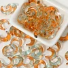 New Moon Crystal Glass Beads DIY Jewelry Accessories