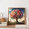 Diamond Painting-DIY Full Round Drill Colorful Butterfly Tree
