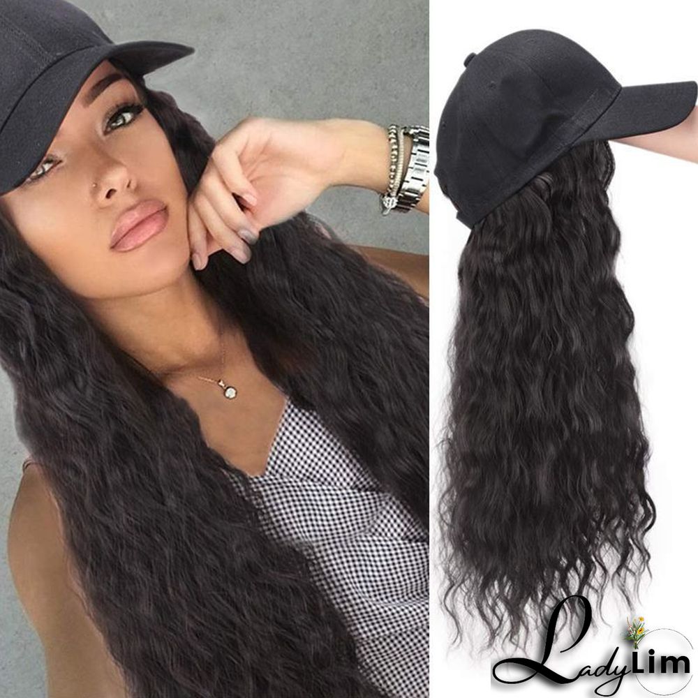 Black Brown Fashion Casual Solid Split Joint Wigs