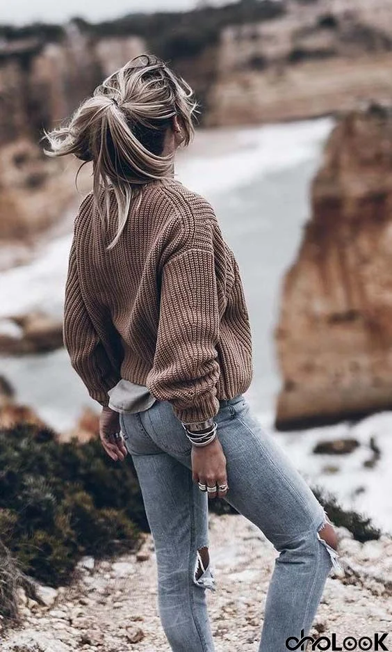 Oversized Cozy up Knit Sweater