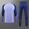 2023 Tottenham Half-Pull Training Suit Purple Jersey 1:1 Thai Quality Set