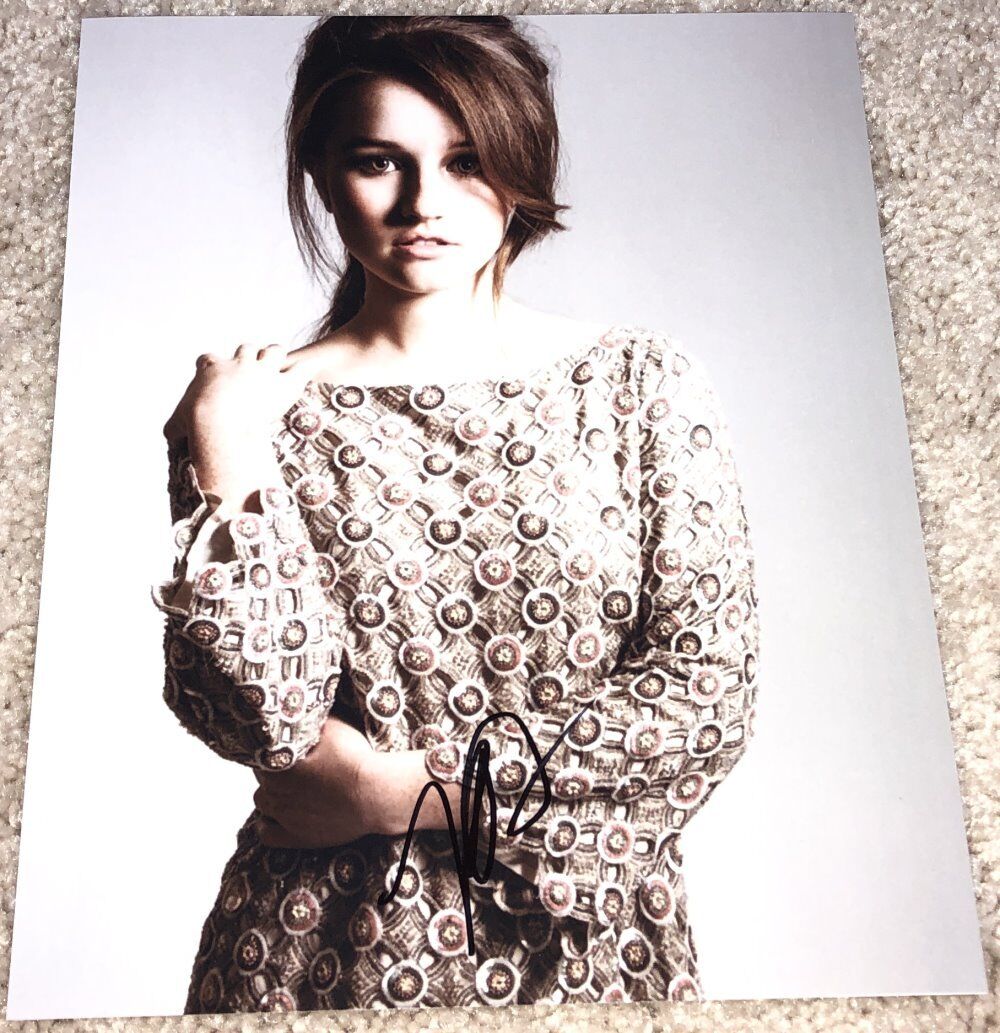 KAITLYN DEVER SIGNED AUTOGRAPH UNBELIEVABLE BEAUTIFUL BOY 8x10 Photo Poster painting w/PROOF