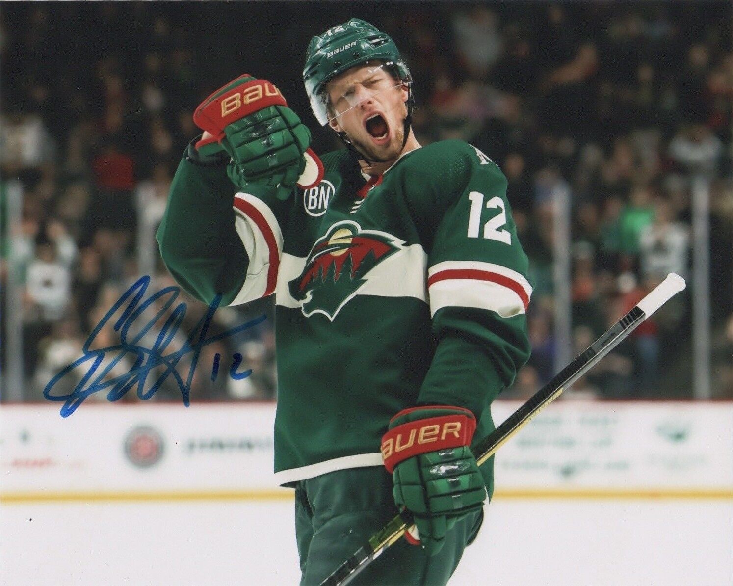 Minnesota Wild Eric Staal Signed Autographed 8x10 NHL Photo Poster painting COA #4